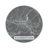 MuchoWow® Mauspad Mousepad Blau - Deutschland - Karte - Produktbild-Vorschau 1
