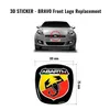Abarth 3D-Aufkleber Logo Offizielles Wappen für Fiat Bravo, Produktbild-Vorschau 3