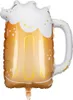 Folienballon Maß Bier 66x54cm Braun / Weiß Produktbild-Vorschau 1