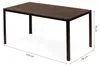 MultiGarden SAK-156 Zahradní stůl pro 6 osob, 156x78 cm Náhled obrázku produktu 10