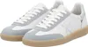 A pair of white and light blue athletic shoes. Voir les images du produit