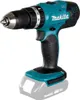 A cordless drill with a battery pack attached, shown against a white background. Produktbild-Vorschau
