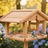Relaxdays Krmítko pro ptáky se stojanem, krmný zásobník, Náhled obrázku produktu 3