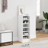 vidaXL Szafka na buty biała 31,5x35x90 cm Materiał Podgląd zdjęcia produktu 8