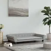 vidaXL Pelíšek pro psy Light Grey 100x50x21 cm Velvet Náhled obrázku produktu 2