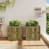 vidaXL Bac à plantes 2 pcs. Bois de pin imprégné Voir les images du produit 3