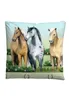 biberna Linon-Bettwäsche PFERDE pistaziengrün 1x 135x200 cm Produktbild-Vorschau 3