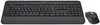 A black wireless keyboard and mouse set is shown from a top-down perspective on a white background. Produktbild-Vorschau
