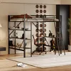 Letto a castello AIORBER, 90x200cm, in acciaio&MDF, con Anteprima dell’immagine prodotto 1