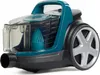 A close-up, studio shot of a teal and gray bagless vacuum cleaner. Podgląd zdjęcia produktu