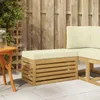 vidaXL Panca/sgabello da esterno in legno massello di Anteprima dell’immagine prodotto 2