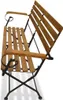 vidaXL Banc de jardin pliable 112 cm bois massif acacia Voir les images du produit 2