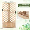 Květinový truhlík COSTWAY, vyvýšený záhon s mřížkou, Náhled obrázku produktu 5