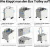 Klappbar Einkaufswagen 50kg Einkaufstrolley Shopping Produktbild-Vorschau 7