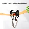 2 Stück Robusten Zipline Riemenscheiben für Slackline Produktbild-Vorschau 2
