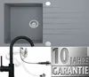 Granitspüle Küchenspüle Armatur Granit Siphon Einbauspüle Produktbild-Vorschau 1