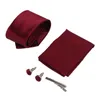 Set di cravatte da uomo - Con fazzoletto da taschino, Anteprima dell’immagine prodotto 2