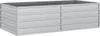 vidaXL Hochbeet aus verzinktem Stahl, Silber, 160x80x45 cm Produktbild-Vorschau 4