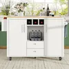 okwish Küchenschrank mit Rollen und klappbarer Produktbild-Vorschau 2