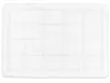 A white quilted blanket or comforter is shown from a top-down view against a white background. Podgląd zdjęcia produktu