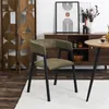 Fauteuil Design Cotele Scott Vert - Lot De 2 Voir les images du produit 8