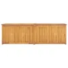 vidaXL Coffre de jardin 175x50x55 cm bois massif teck - Voir les images du produit 11