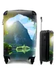 MuchoWow® Koffer Handgepäck Trolley Rollkoffer Kleine Produktbild-Vorschau 1