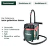 Metabo ASA 30 L PC, 1200 W, Bęben próżniowy, Suchy i Mokry, Podgląd zdjęcia produktu 14