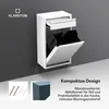 Klarstein Single-Compartment Mülleimer 50L - Edelstahl Produktbild-Vorschau 5