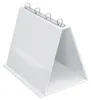 Tisch-Flipchart A4 quer weiß PVC 4-Ring-Mechanik 20 mm Produktbild-Vorschau 1