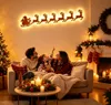 7 pièces de décoration murale pour Noël, éclairées et avec Voir les images du produit 2