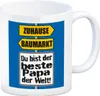 Der beste Papa der Welt Kaffeebecher mit Spruch im Baumarkt Produktbild-Vorschau 1