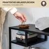 eluno Schuhregal für ca. 6 Paar Schuhe, 4 Ablagen und Produktbild-Vorschau 3