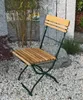 DEGAMO Biergartenstuhl MÜNCHEN klappbar, Flachstahl grün + Produktbild-Vorschau 6