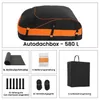 Coffre de toit pliable 585L, 130 x 100 x 45 cm, tissu Voir les images du produit 2