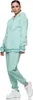 Damen Jogginganzug einfarbig 100% Baumwolle 586 Mint S Produktbild-Vorschau 2