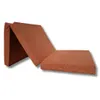 A folded brown mattress is displayed on a white background. Podgląd zdjęcia produktu