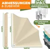 KESSER® Balkonfächer klappbar mit Wandhalterung | 140x140cm Produktbild-Vorschau 7
