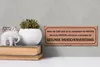 Holzschild Spruch 27x10cm wenn der Chef nicht da Meister Produktbild-Vorschau 5