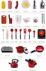 WOOPIE Cucina per bambini Grande XXL Set Accessori Pentole Anteprima dell’immagine prodotto 6
