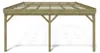 Carport Garagendach 5.8x5.06 m - 29 m2 - an der Hauswand Produktbild-Vorschau 3