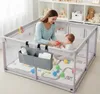 Laufstall Baby 120x120cm, Laufgitter Baby mit Matratze und Produktbild-Vorschau 7