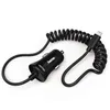 Caricabatterie da auto cavo a spirale Lightning 1A nero Anteprima dell’immagine prodotto 2