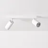 LED 2-flammig Deckenleuchte schwenkbar TWIN mattweiß Produktbild-Vorschau 3