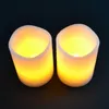 2er-Set LED Stumpenkerzen 5x6,5cm Flackerlicht Wachskerze Produktbild-Vorschau 3