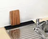 WENKO Geschirr Abtropf Matte SLIM Ablage Schwarz 8x42 cm Produktbild-Vorschau 6