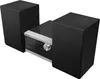 A stereo system with two speakers and a central unit. Náhľad obrázku produktu