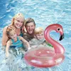 Aufblasbar Flamingo Schwimmring, Glitzer Rosa Schwimmring Produktbild-Vorschau 6