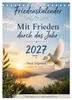 Mit Frieden durch das Jahr (Tischkalender 2027 DIN A5 Produktbild-Vorschau 1
