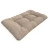 A beige tufted cushion on a white background. Anteprima dell’immagine prodotto